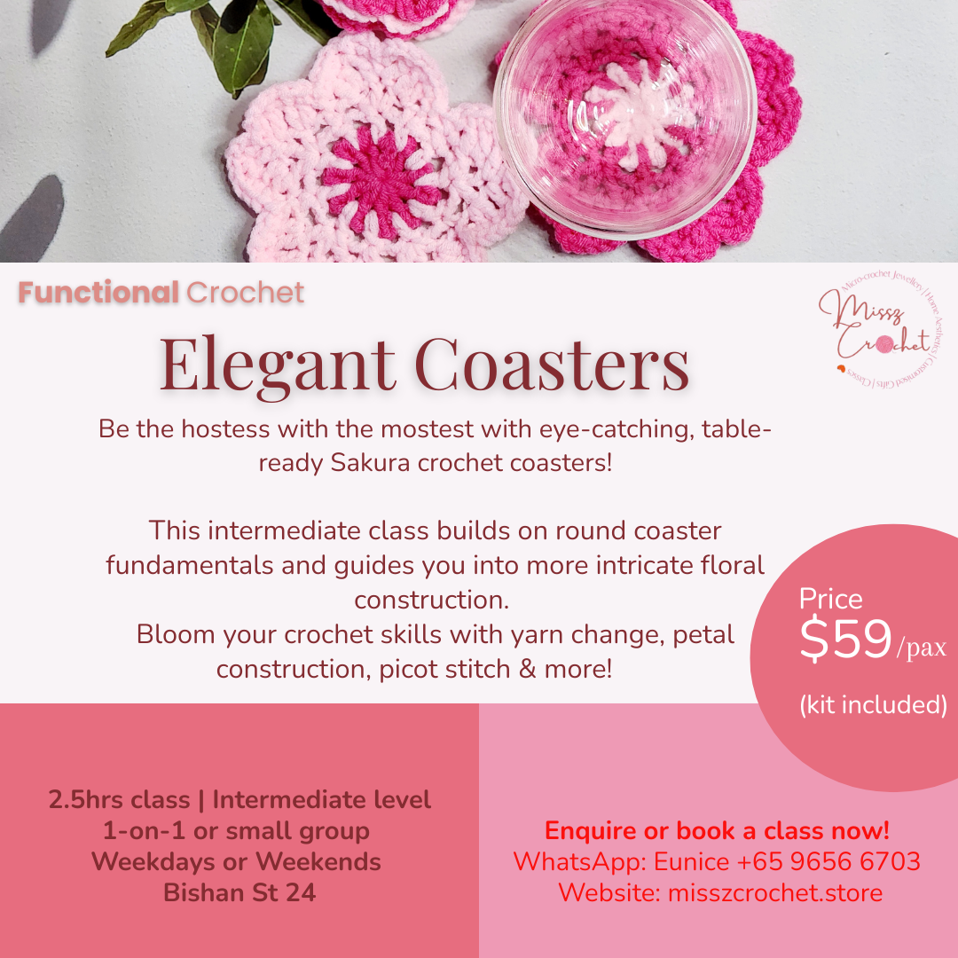 Functional Crochet: Elegant Coasters Class