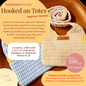 Beginner-friendly tote bag crochet class. Learn to create your own stylish and functional bag over two sessions. One-on-one or small group at our home studio in Bishan. Enquire or book now! 